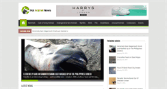 Desktop Screenshot of hotanimalnews.com